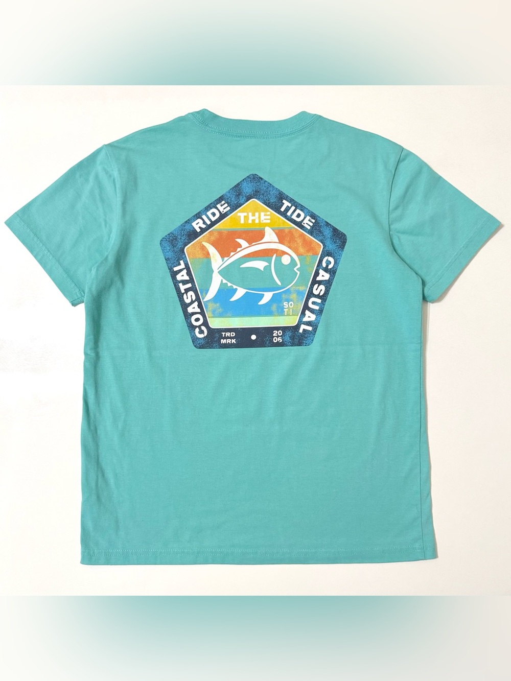 Southern Tide Boys Ride The Tide Short-Sleeve T-Shirt - Large (12-14)